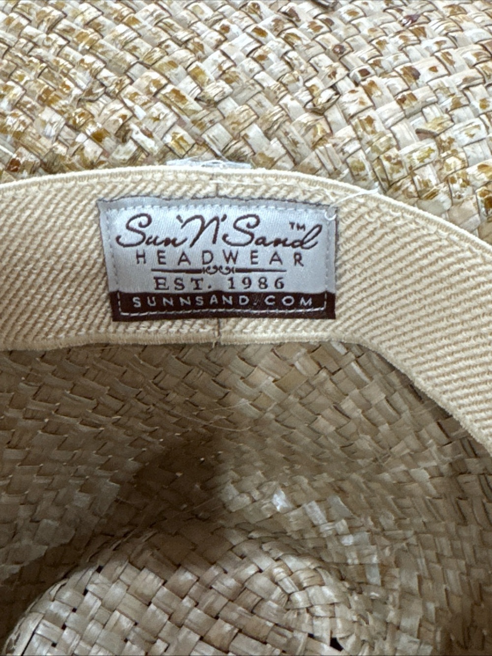 Sun N Sand Women’s Straw Cowboy Hat Beaded Band Western Beach Cowgirl One Size - Picture 7 of 7